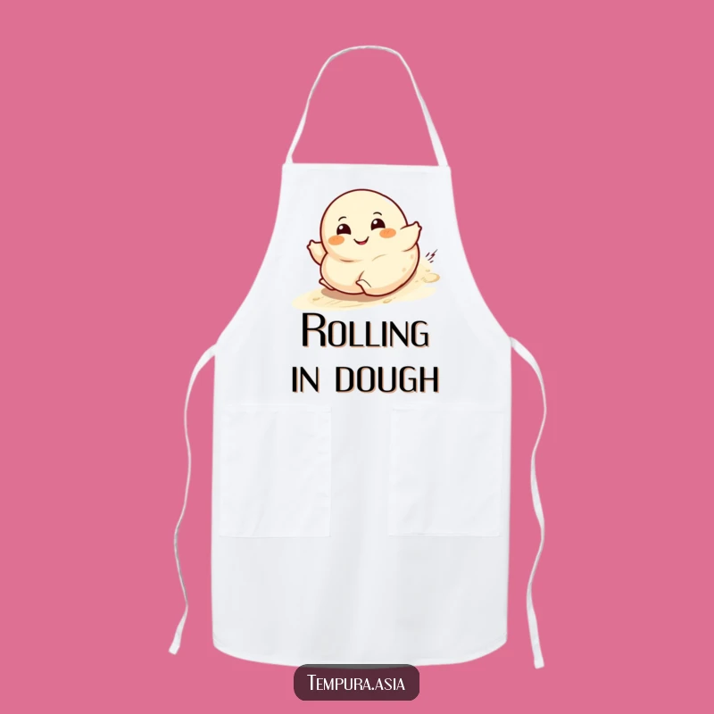Funny Dumpling Roll Apron: Cook with a Smile and Culinary Fun