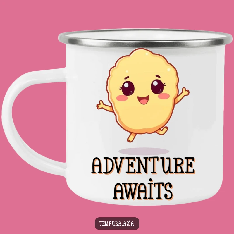 Funny Tempura Hop Camping Mug: Your Cheerful Outdoor Companion