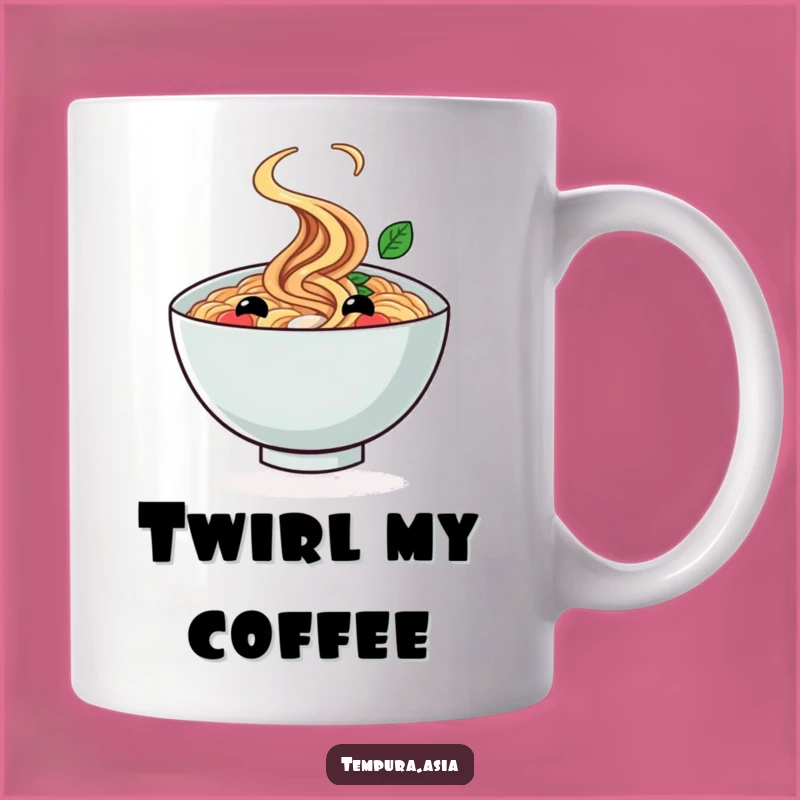 Funny Ramen Twirl Mug: A Joyful Gift for Noodle Lovers