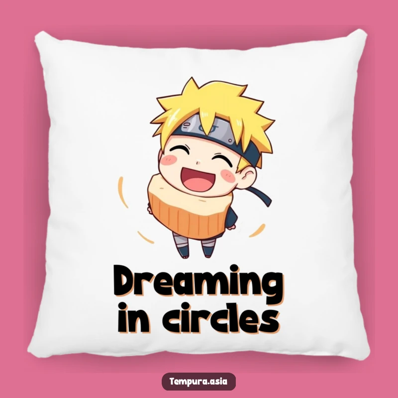 Funny Narutomaki Spin Pillow: Comfy & Cute Ramen Throw Pillow Gift