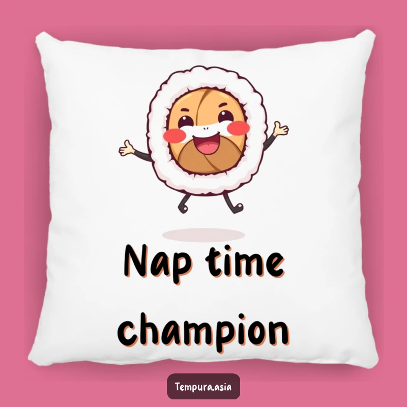 Funny Sushi Roll Dance Pillow: Comfy Cuddles and Cheerful Vibes