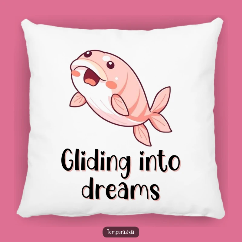 Funny Unagi Glide Pillow: Comfy & Smooth Eel Throw Pillow Gift