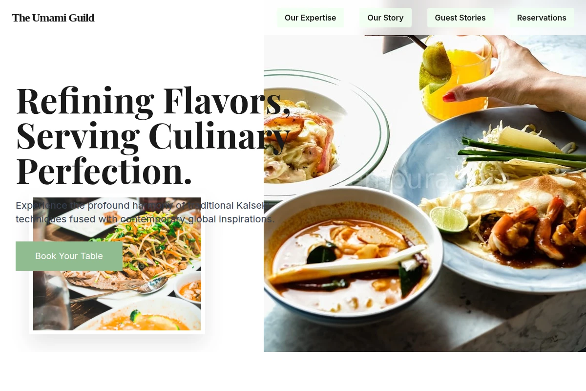 Kaiseki Asian Fusion Food