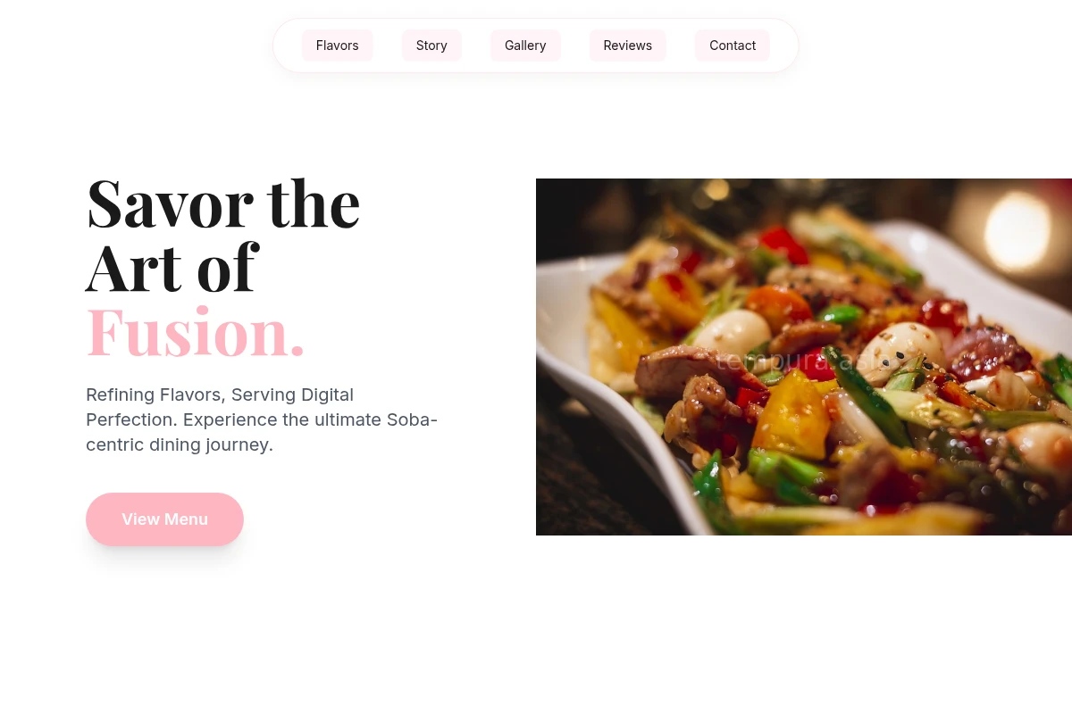 Soba Asian Fusion Food