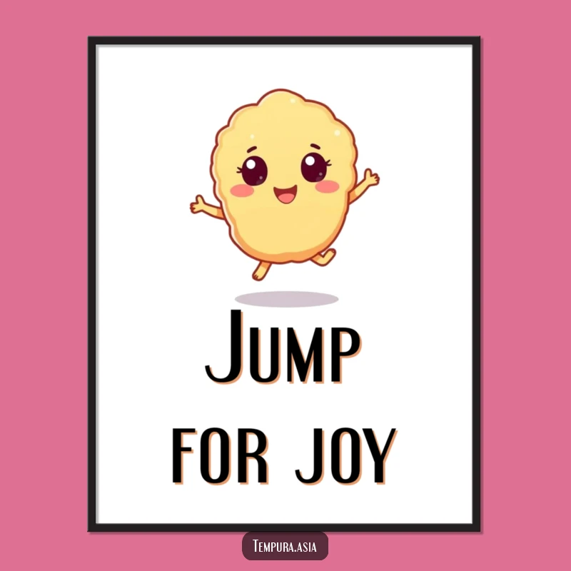 Funny Tempura Hop Digital Print: Instant Joy for Your Decor