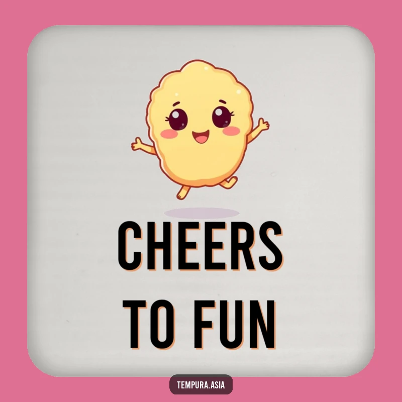 Funny Tempura Hop Coasters: Protect Surfaces with Playful Charm