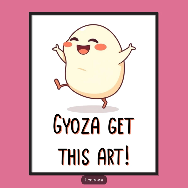 Free Printable Gyoza Wall Art: Quirky Downloadable Decor for Food Lovers!