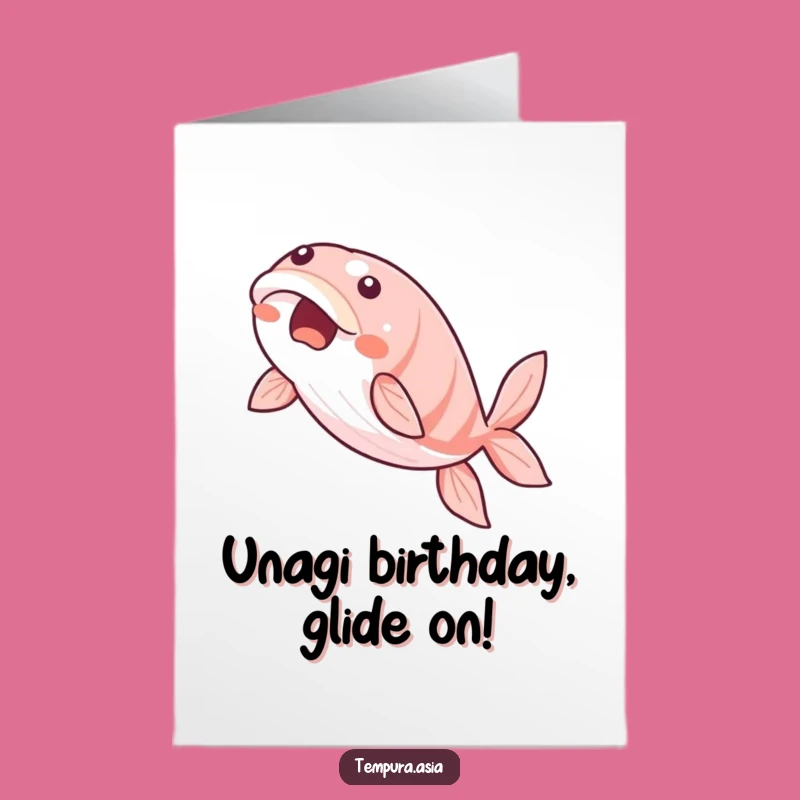 Free Printable Unagi Birthday Card: Elegant Downloadable Gift for Sushi Fans!