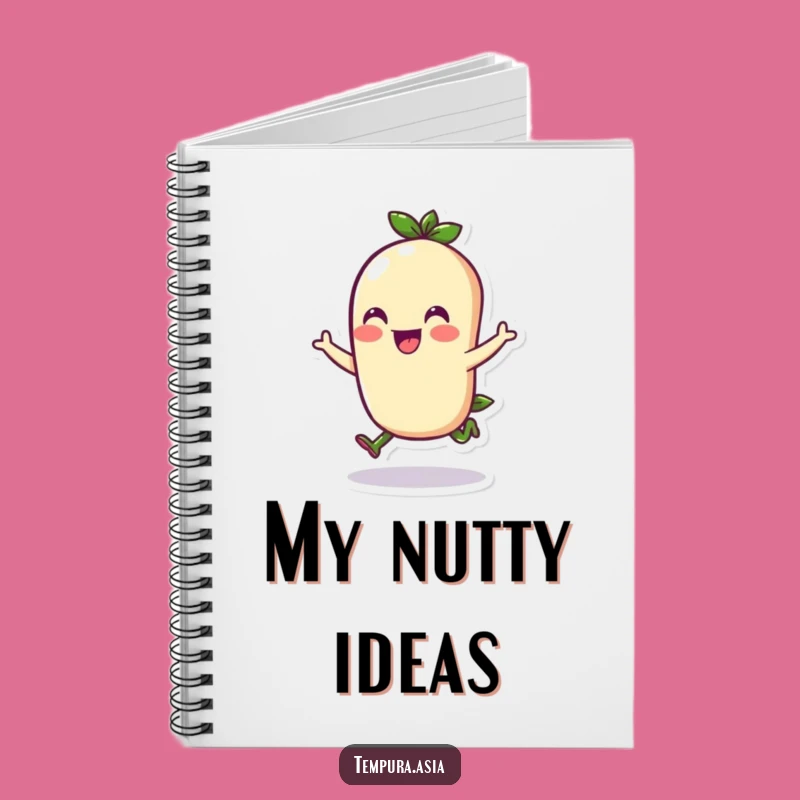 Funny Edamame Hop Notebook - Jot Down Cheerful Ideas