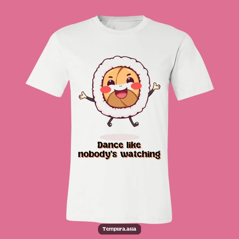 Funny Sushi Roll Dance T-Shirt: Wearable Joyful Art for Him or Her